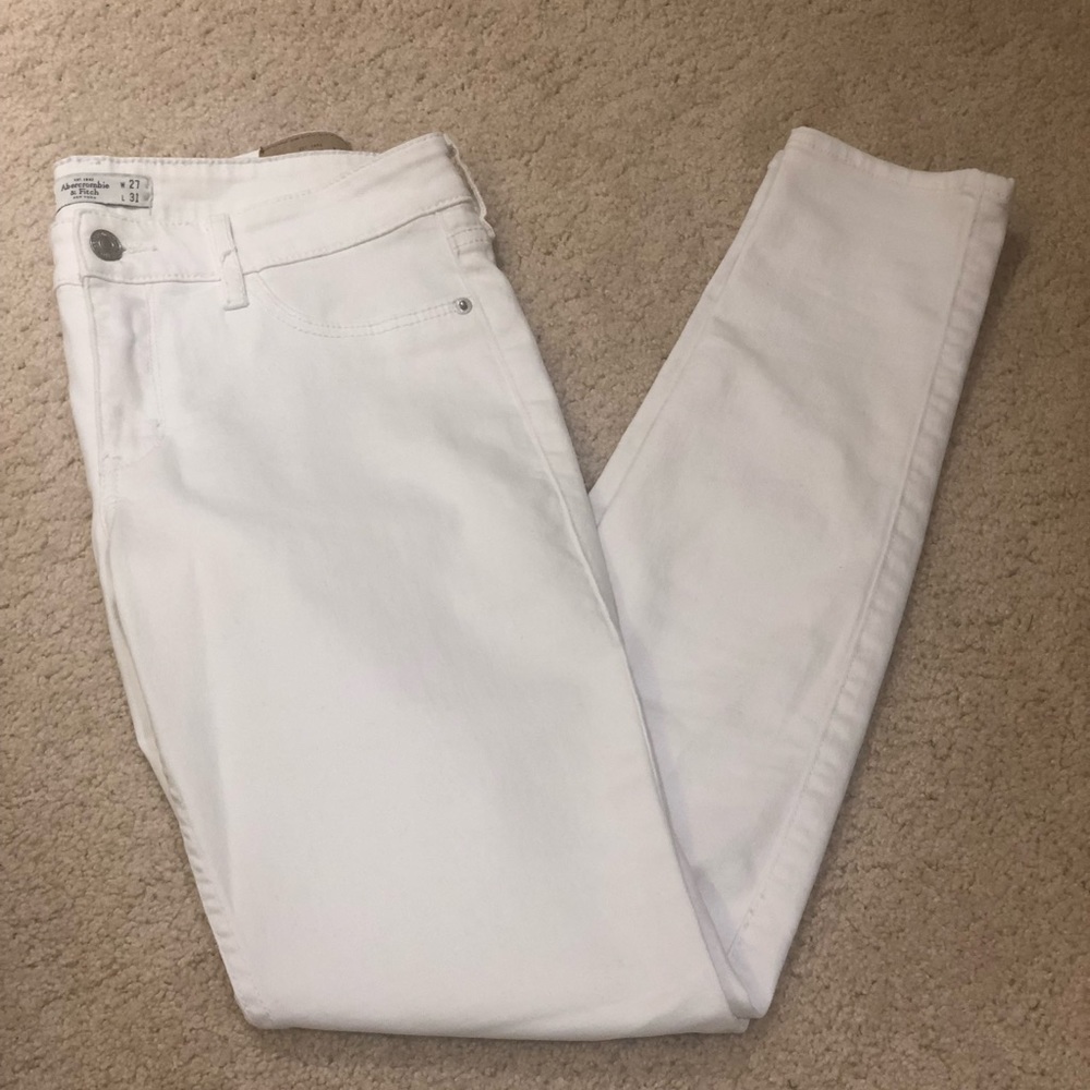 Abercrombie & Fitch White Jeans